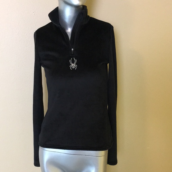 SPYDER | SHIMMER BUG HALF ZIP T-NECK - Picture 2 of 10